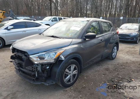 2020 Nissan Kicks S Xtronic Cvt z USA, uszkodzony, nr VIN 3N1CP5BV8LL512520